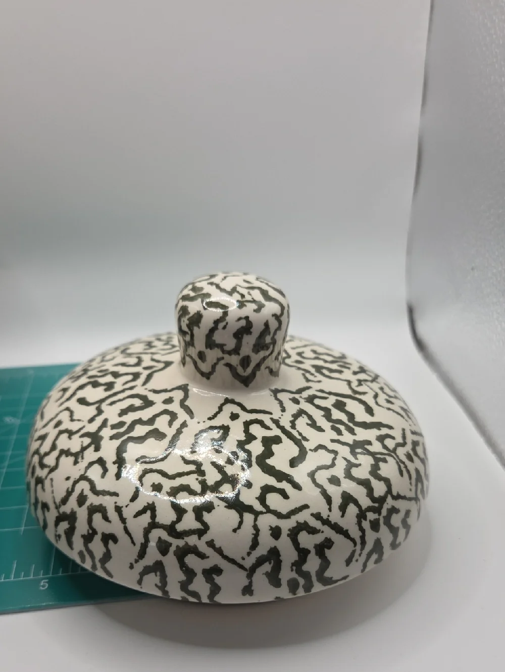 We Can Build A Snowman Cookie Jar. Stoneware Vintage